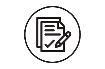 Icon of a checklist